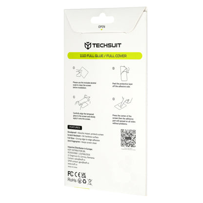 Folie de protectie Ecran Techsuit pentru Nothing Phone (4b), Sticla Securizata, Full Glue, 111D, Neagra