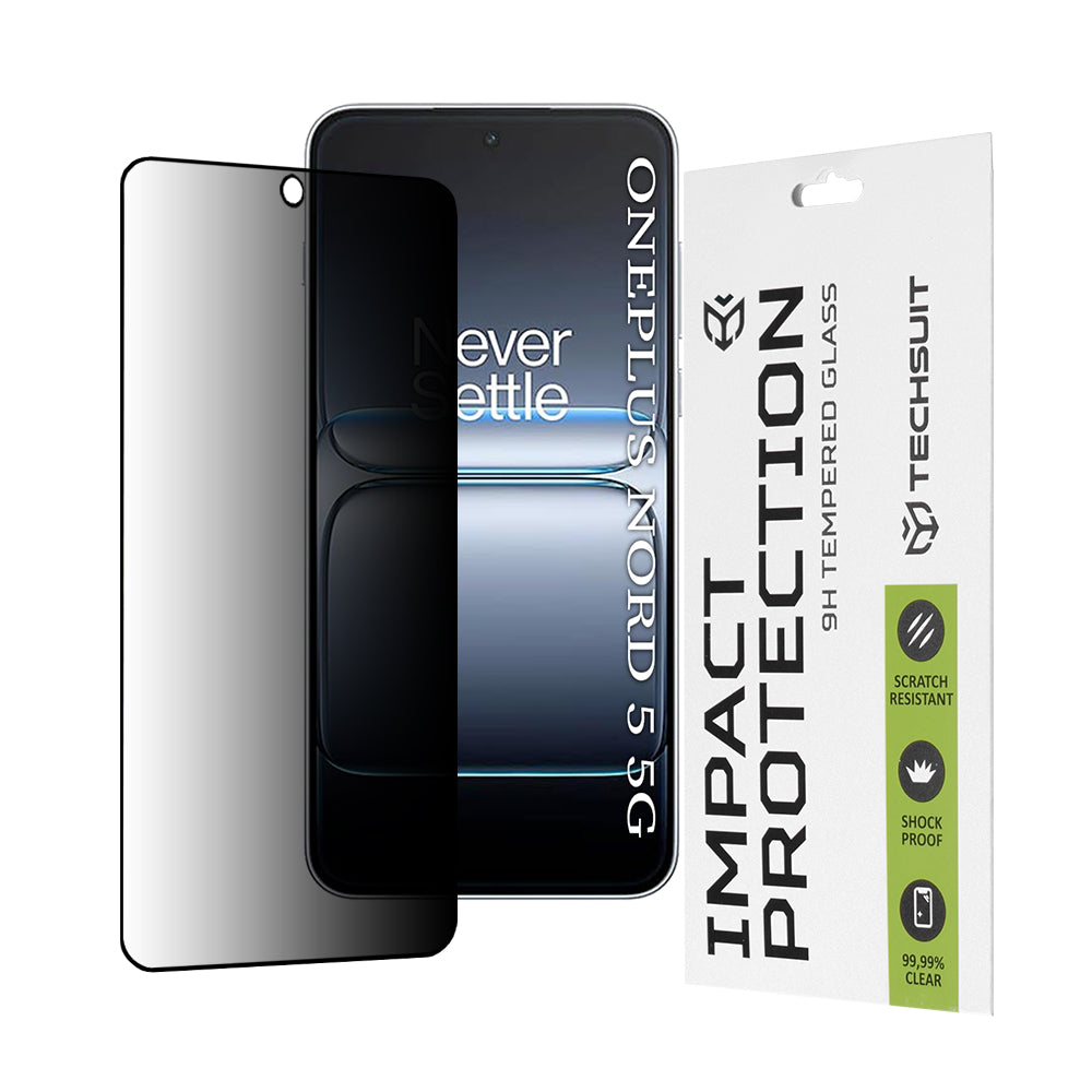 Folie de protectie Ecran Techsuit pentru OnePlus Nord 5, Sticla Securizata, Full Glue, 111D