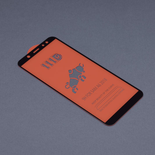 Folie de protectie Ecran Techsuit pentru Samsung Galaxy A6 (2018) A600, Sticla Securizata, Full Glue, 111D, Neagra