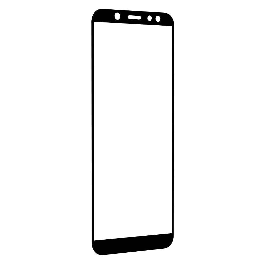 Folie de protectie Ecran Techsuit pentru Samsung Galaxy A6 (2018) A600, Sticla Securizata, Full Glue, 111D, Neagra