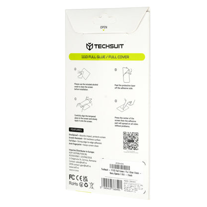 Folie de protectie Ecran Techsuit pentru Xiaomi 17T Pro, Sticla Securizata, Full Glue, 111D, Neagra