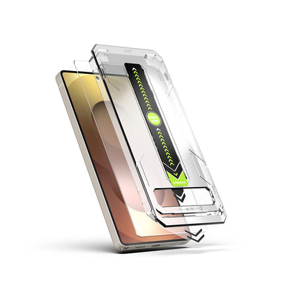 Folie de protectie Ecran Techsuit TitanGlass CrystalHD pentru Samsung Galaxy S25 S931 / S24 S921, Sticla Securizata, Full Glue