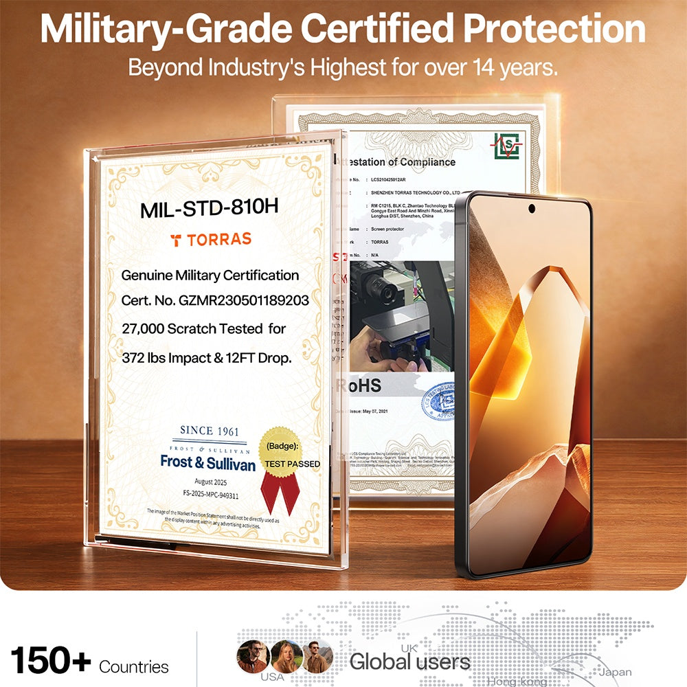 Folie de protectie Ecran Torras GlassGo Install Master pentru Samsung Galaxy S26, Sticla Securizata, Full Glue, Transparenta