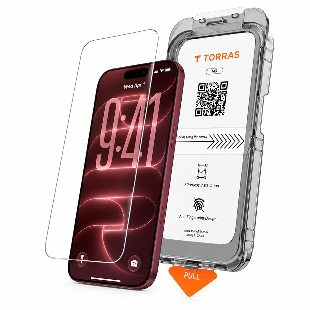 Folie de protectie Ecran Torras HD pentru Apple iPhone 18 Pro Max / 17 Pro Max, Sticla Securizata, Full Glue