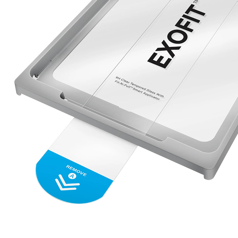 Folie de protectie Ecran UNIQ Optix Exofit pentru Apple iPad Air 11 (2024), Sticla Securizata, Full Glue