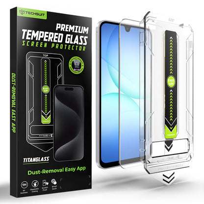 Folie de protectie Techsuit TitanGlass CrystalHD pentru Samsung Galaxy A17 5G / A16 5G A166 / A16 4G A165, Sticla Securizata