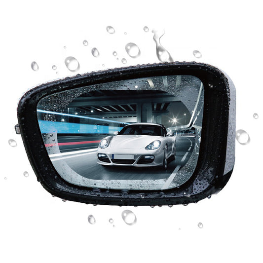 Folie Oglinda Anti Ploaie Techsuit, 135mm x 95mm, Plastic, Set 2 bucati
