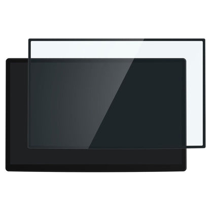 Folie Protectie Spigen GlastR EZ FIT pentru Navigatie Tesla X / S (2022 - 2021), Sticla Securizata, Neagra AGL04688