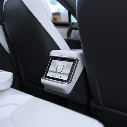 Folie Protectie Spigen GlastR Slim Anti-Glare pentru Real Touchscreen Tesla X / S (2022 - 2021), Sticla Securizata, Neagra