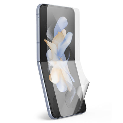 Folie de protectie Ecran Interior Ringke Dual Easy pentru Samsung Galaxy Z Flip4 F721, Plastic, Set 2 bucati