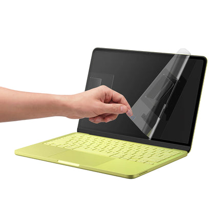 Folie Protectie Ecran Spigen GlastR Slim pentru Apple MacBook Neo 13inch, Sticla Securizata, Neagra AGL11669