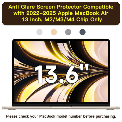 Folie Protectie Ecran Matte Anti Blue Light Techsuit VisionProX pentru Apple MacBook Air M4 13inch (2025), Plastic