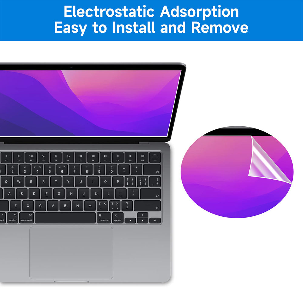 Folie Protectie Ecran Matte Anti Blue Light Techsuit VisionProX pentru Apple MacBook Pro 13inch (2022) / (2020) / (2019) / (2018) / (2016), Plastic