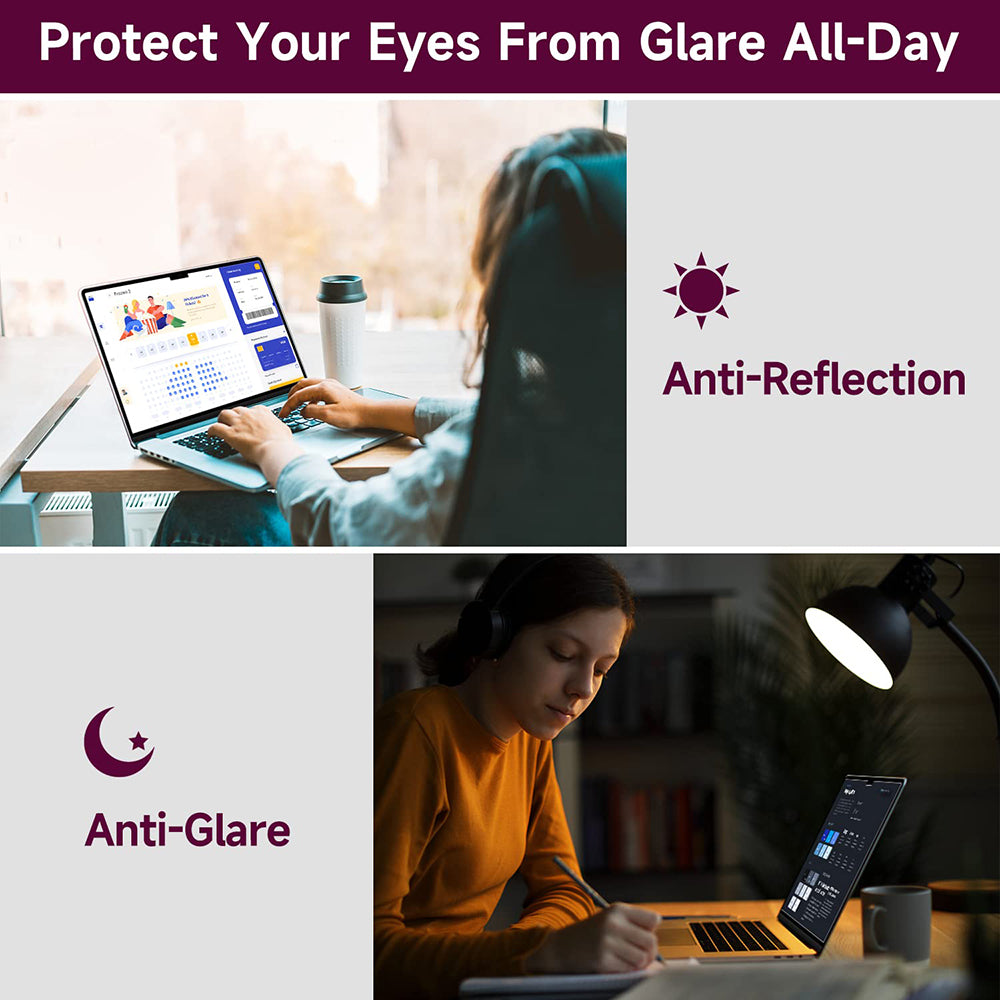 Folie Protectie Ecran Matte Anti Blue Light Techsuit VisionProX pentru Apple MacBook Pro 16inch (2024), Plastic