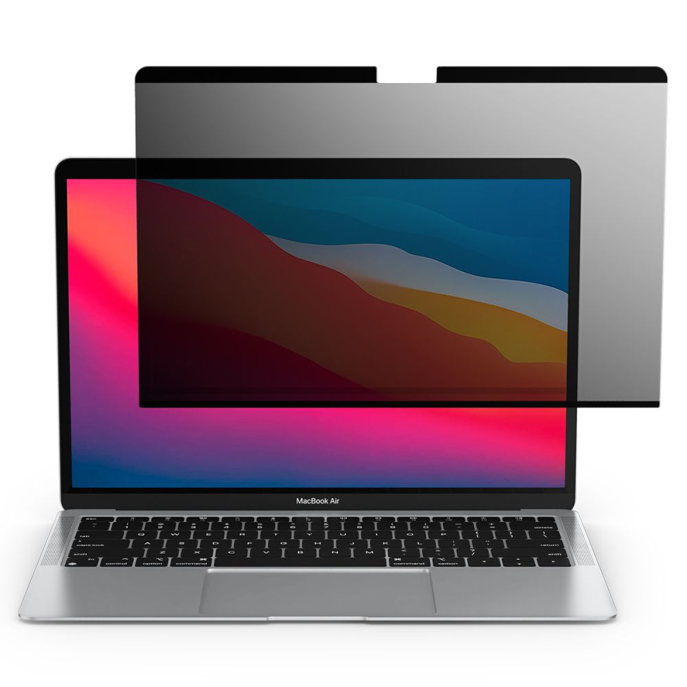 Folie Protectie Privacy Spigen Safe View Magnetic pentru Apple MacBook Air M3 13inch (2024) / (2022), Plastic AFL06253