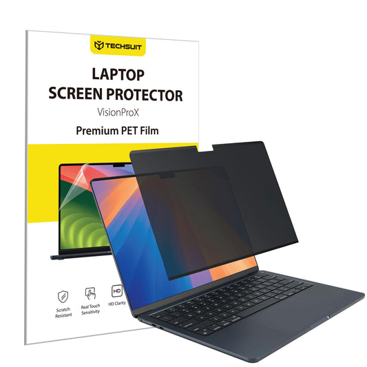 Folie Protectie Ecran Privacy Techsuit VisionProX pentru Apple MacBook Air M3 13inch (2024), Plastic