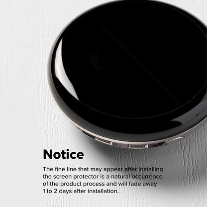 Folie Protectie Ringke Dual Easy Pro pentru Google Pixel Watch 4 45mm, Set 2 bucati, Plastic