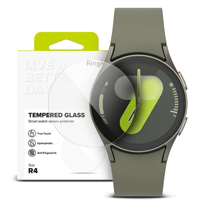 Folie Protectie Ringke R4 pentru Samsung Galaxy Watch7 40mm, Set 4 bucati, Sticla Securizata