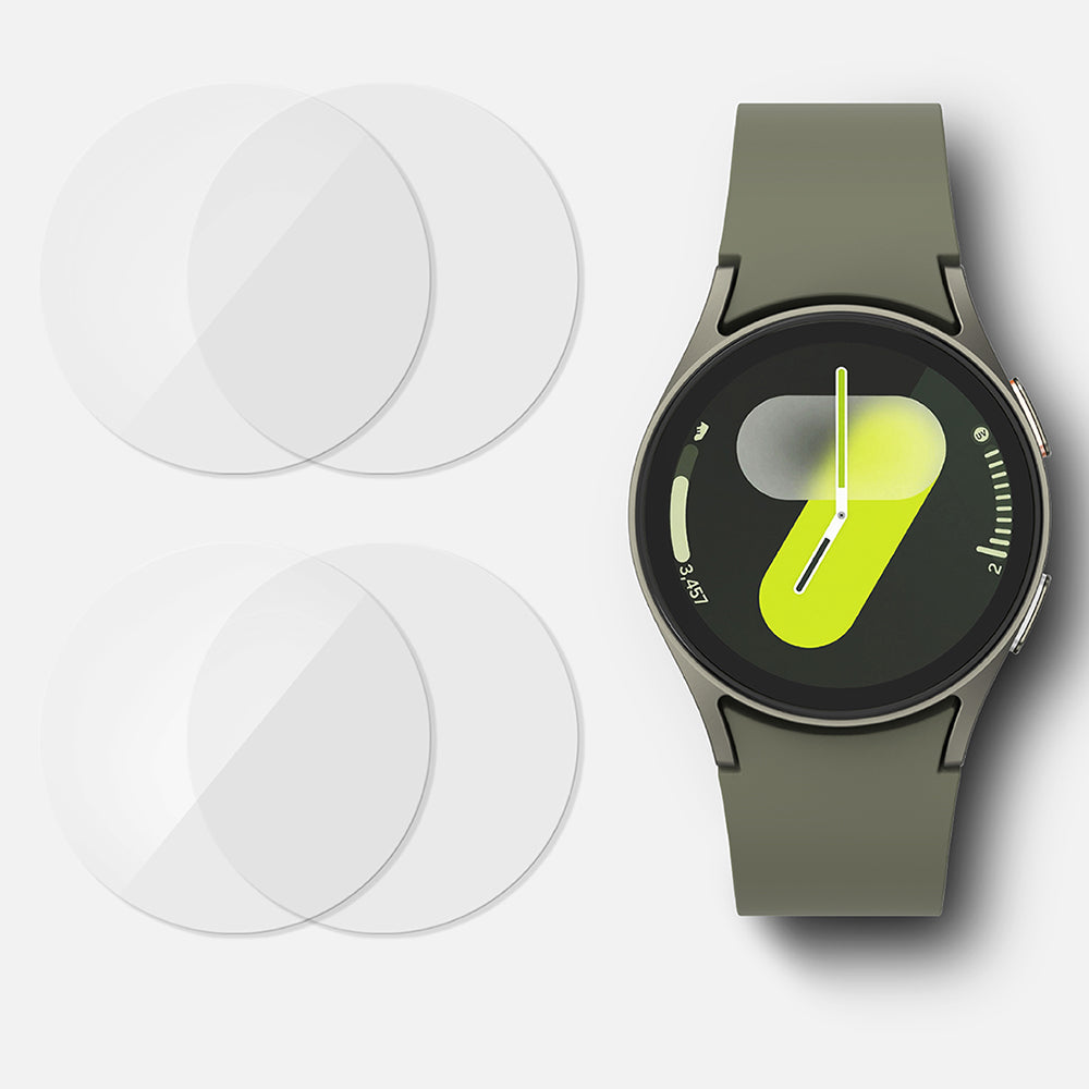 Folie Protectie Ringke R6 pentru Samsung Galaxy Watch7 44mm, Set 4 bucati, Sticla Securizata
