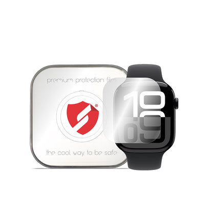 Folie Protectie Smart Protection Premium Classic pentru Apple Watch 10 46mm Series, Set 4 bucati, Plastic