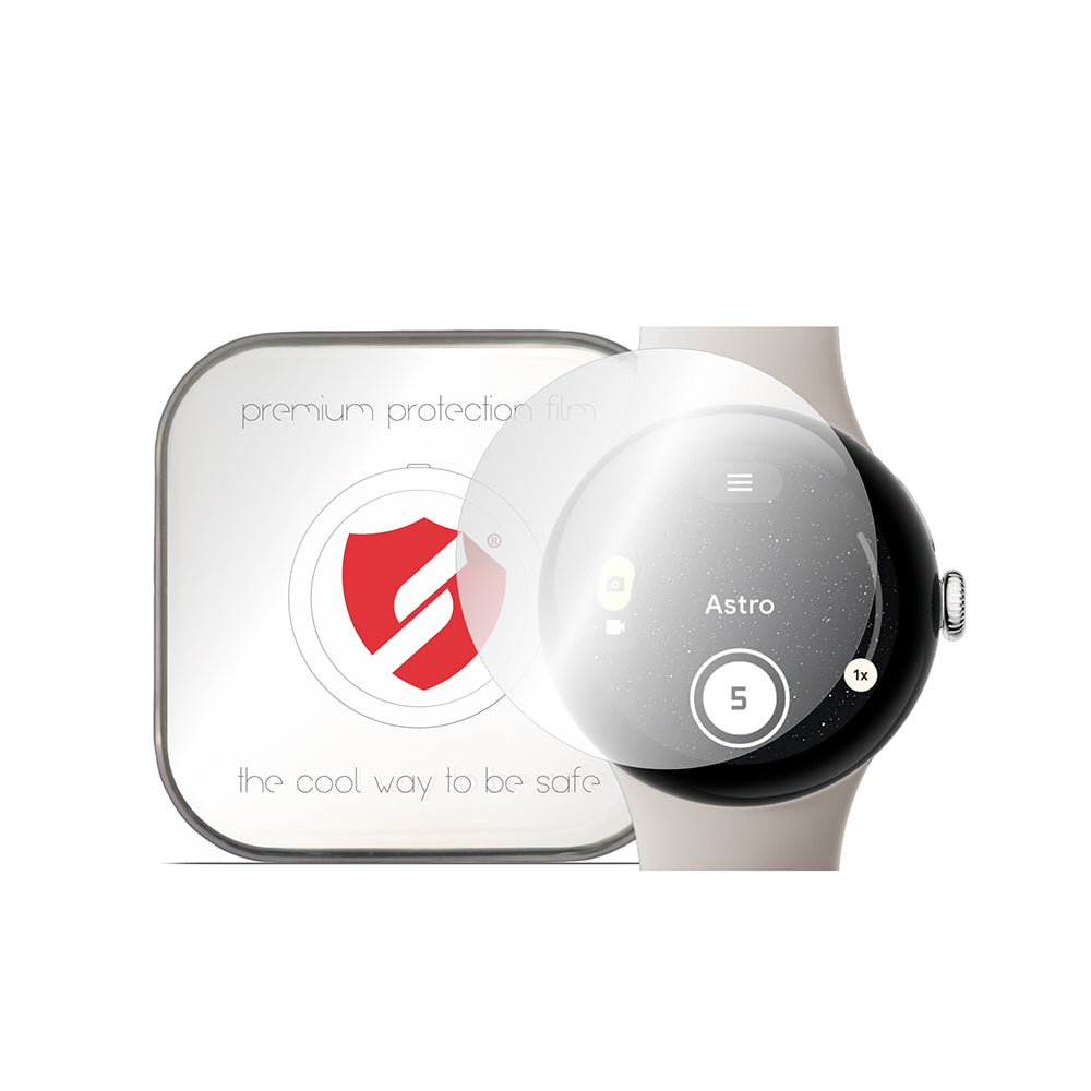 Folie Protectie Smart Protection Premium Classic pentru Google Pixel Watch 4 45mm, Set 4 bucati, Plastic