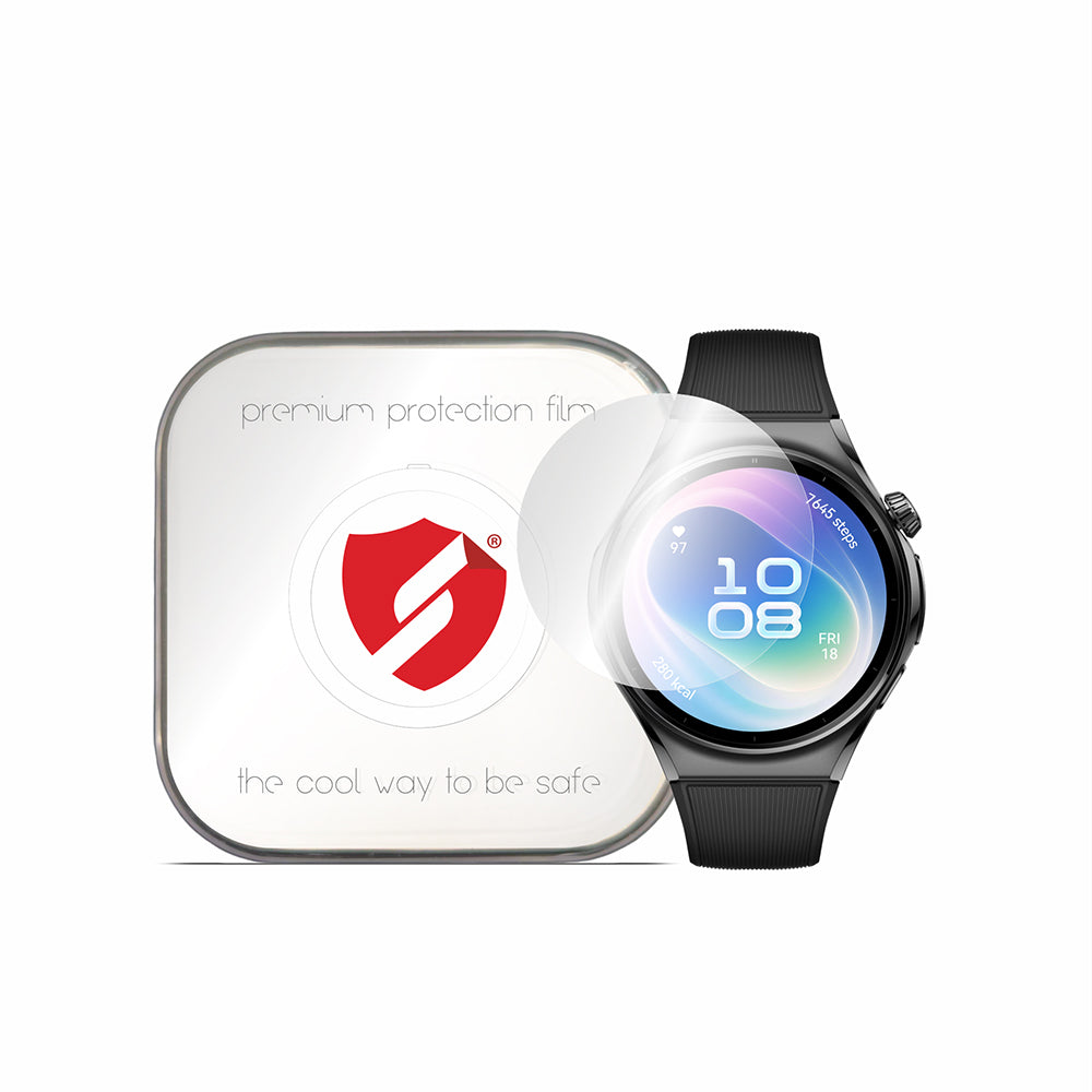 Folie Protectie Smart Protection Premium Classic pentru Huawei Watch 6 46mm, Plastic, Set 4 bucati