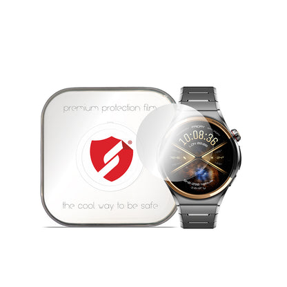 Folie Protectie Smart Protection Premium Classic pentru Huawei Watch 6 Pro 46mm, Plastic, Set 4 bucati