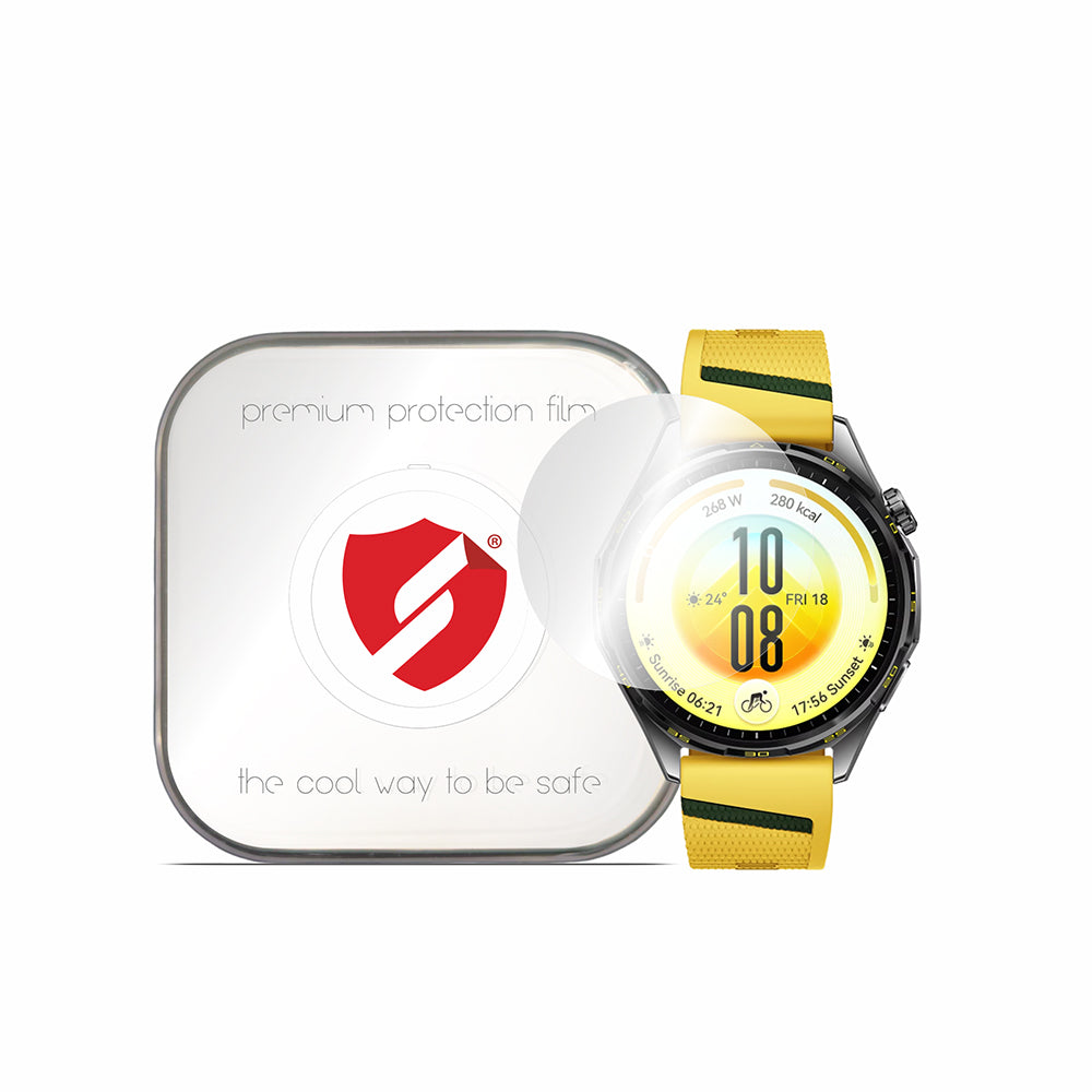 Folie Protectie Smart Protection Premium Classic pentru Huawei Watch GT 7 46mm, Plastic, Set 4 bucati