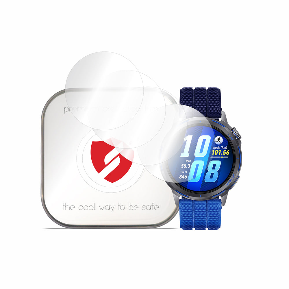 Folie Protectie Smart Protection Premium Classic pentru Huawei Watch GT Runner 2, Plastic, Set 4 bucati