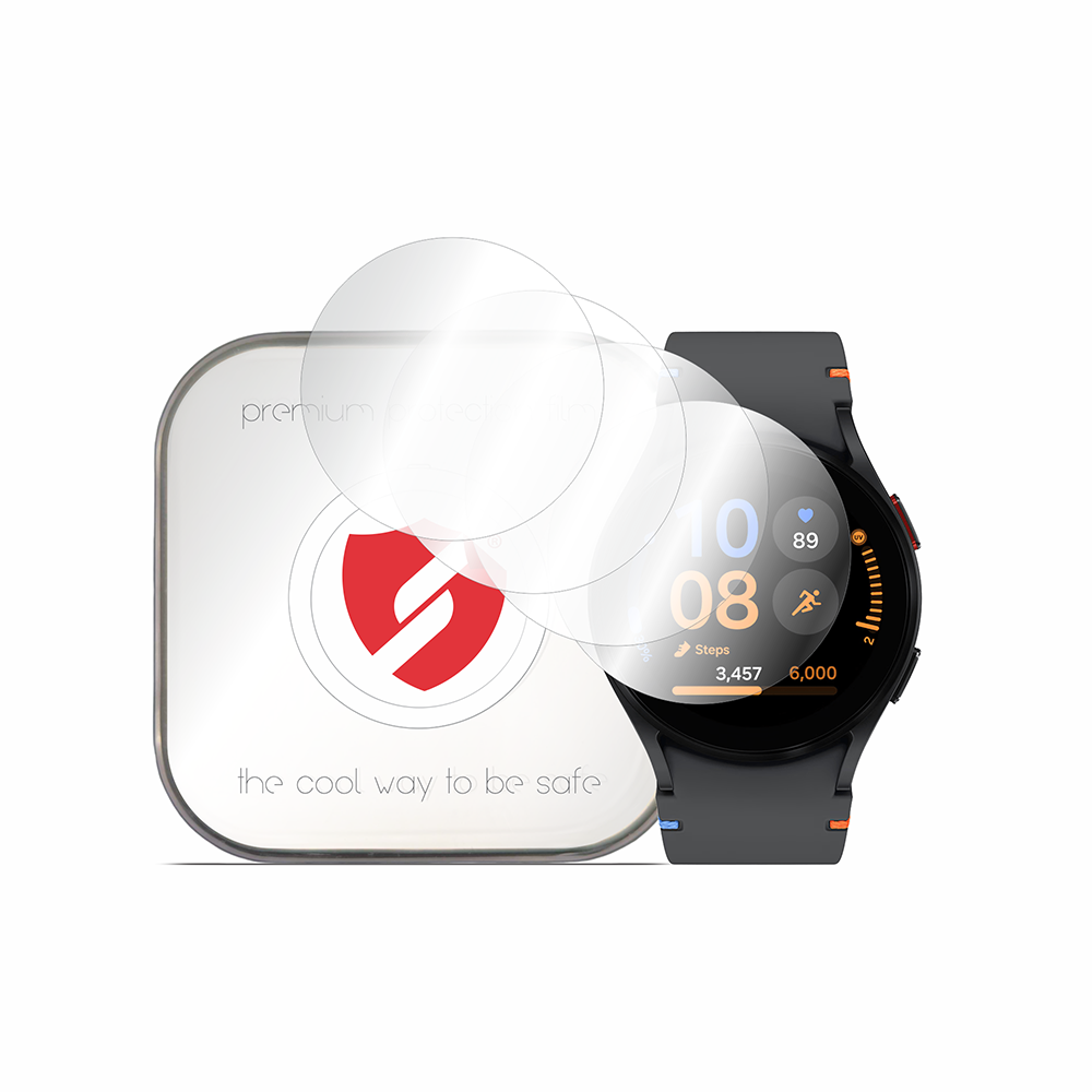 Folie Protectie Smart Protection Premium Classic pentru Samsung Galaxy Watch FE, Set 4 bucati, Plastic