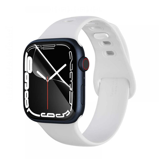 Folie Protectie Spigen Neo Flex pentru Apple Watch 45mm / 44mm / 42mm Series, Set 3 bucati, Plastic AFL04049