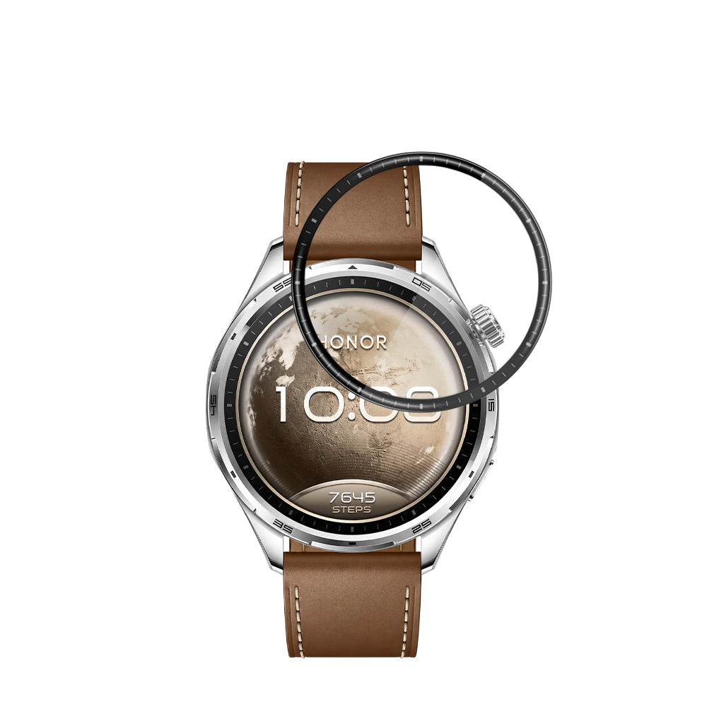 Folie Protectie Techsuit Nano Flex pentru Honor Watch 6, Plastic, Set 2 bucati, Neagra