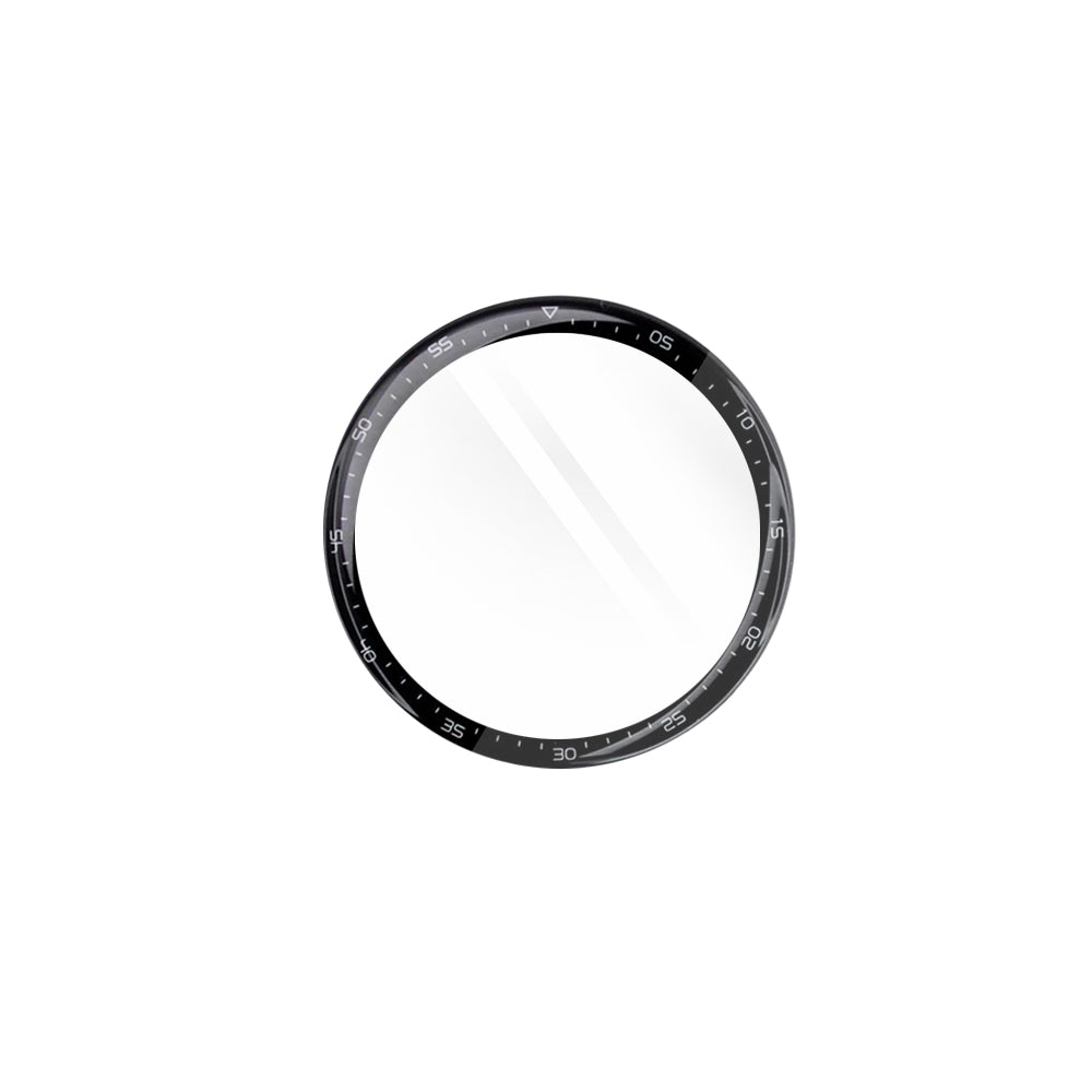 Folie Protectie Techsuit Nano Flex pentru Huawei Watch GT 3 46mm, Set 2 bucati, Plastic, Neagra