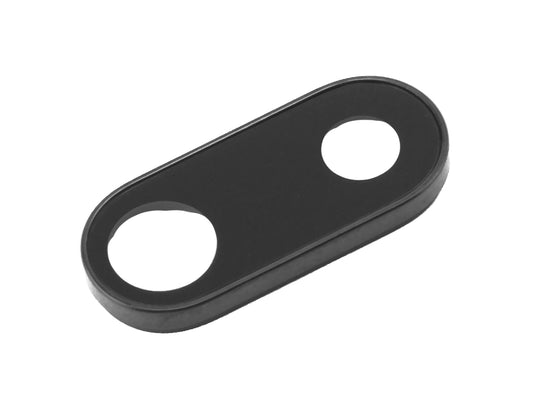 Geam Camera Spate Apple iPhone 7 Plus, cu Rama, Negru