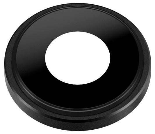 Geam Camera Spate Apple iPhone XR, cu Rama, Negru
