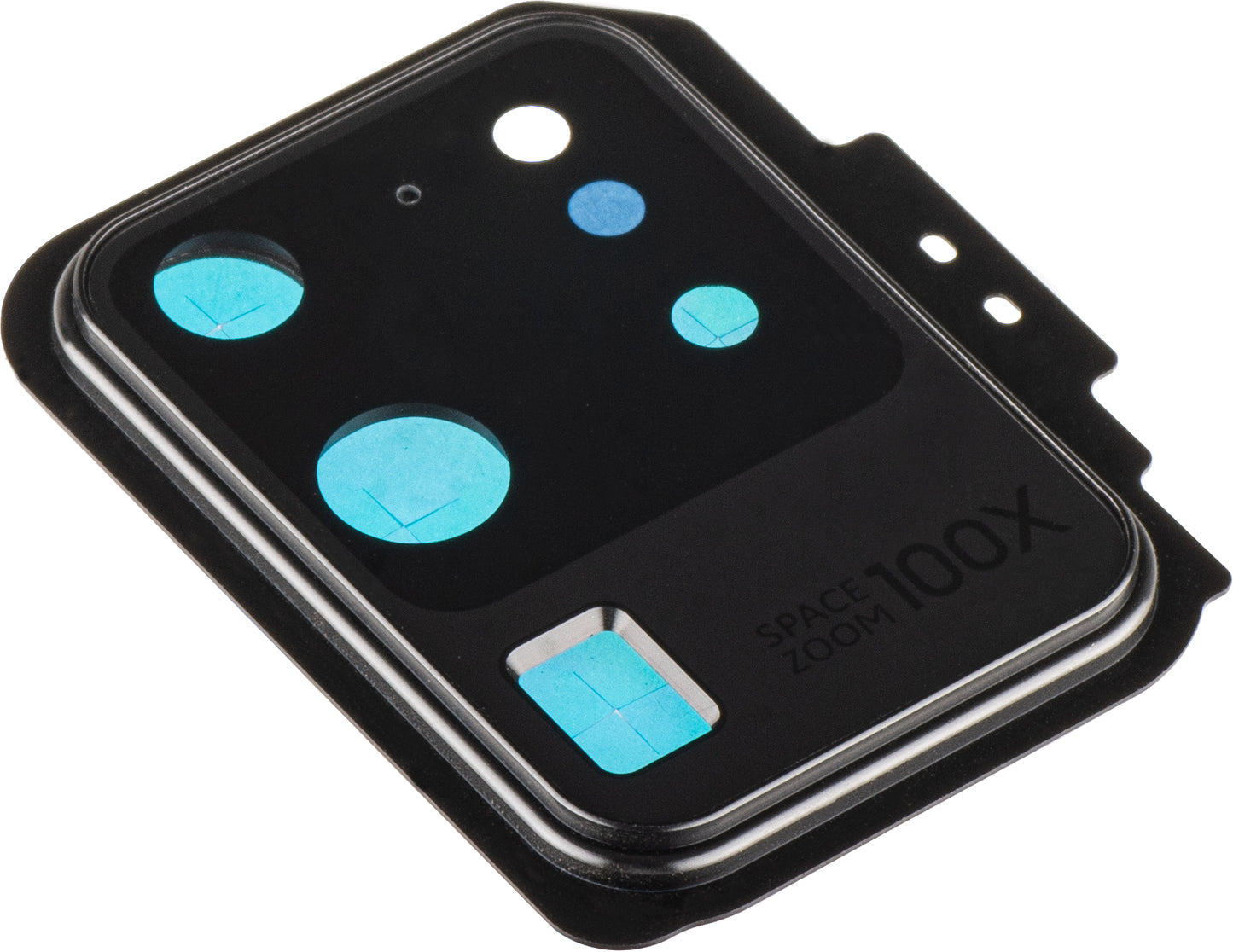 Geam Camera Spate Samsung Galaxy S20 Ultra 5G G988 / S20 Ultra G988, cu Rama, Negru