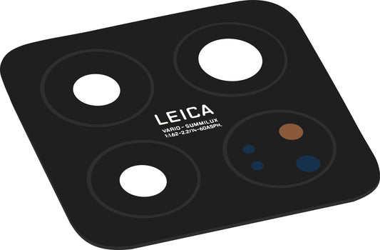 Geam Camera Spate Xiaomi 15, Negru