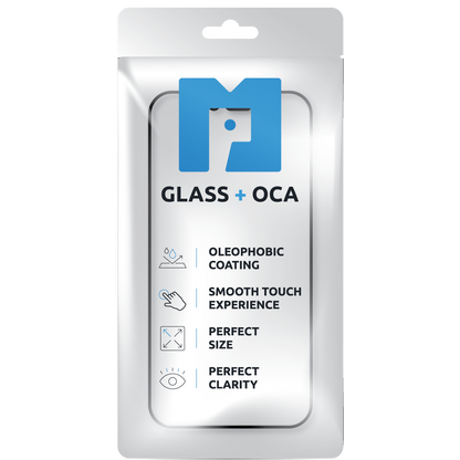 Geam Ecran + OCA MP compatibil cu Apple iPhone 13 Pro / 13, Negru