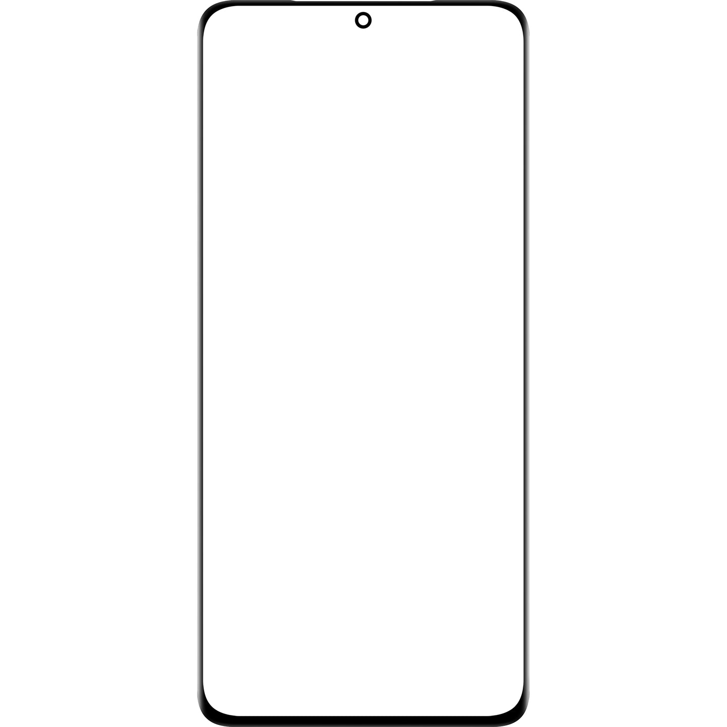 Geam Ecran + Edge Glue / OCA Forward Guard pentru Samsung Galaxy S21 Ultra 5G G998, Negru