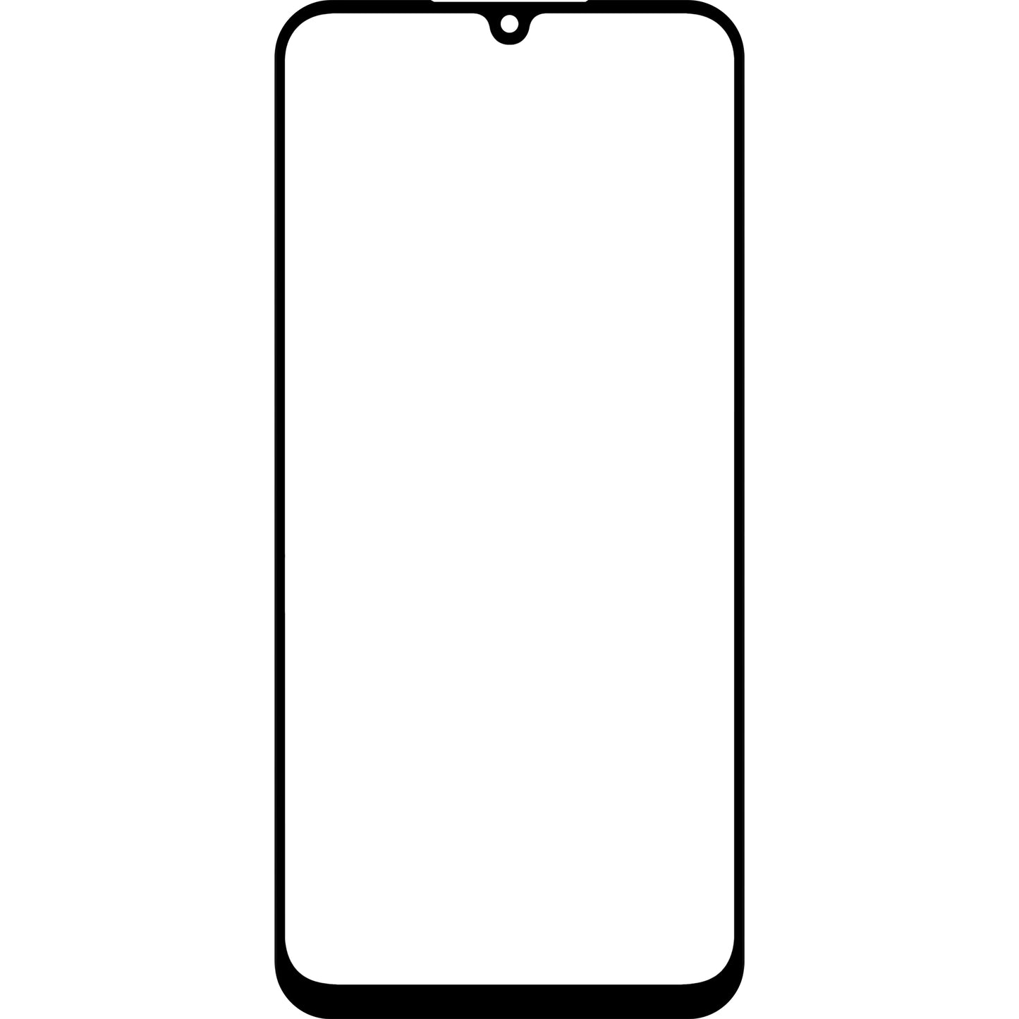 Geam Ecran + OCA Forward Shield pentru Samsung Galaxy A25 A256, Negru