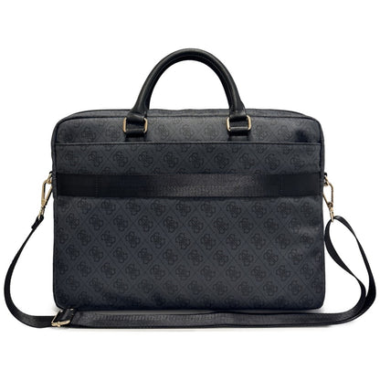 Geanta Guess 4G Round Classic Logo pentru Laptop 16inch, Neagra