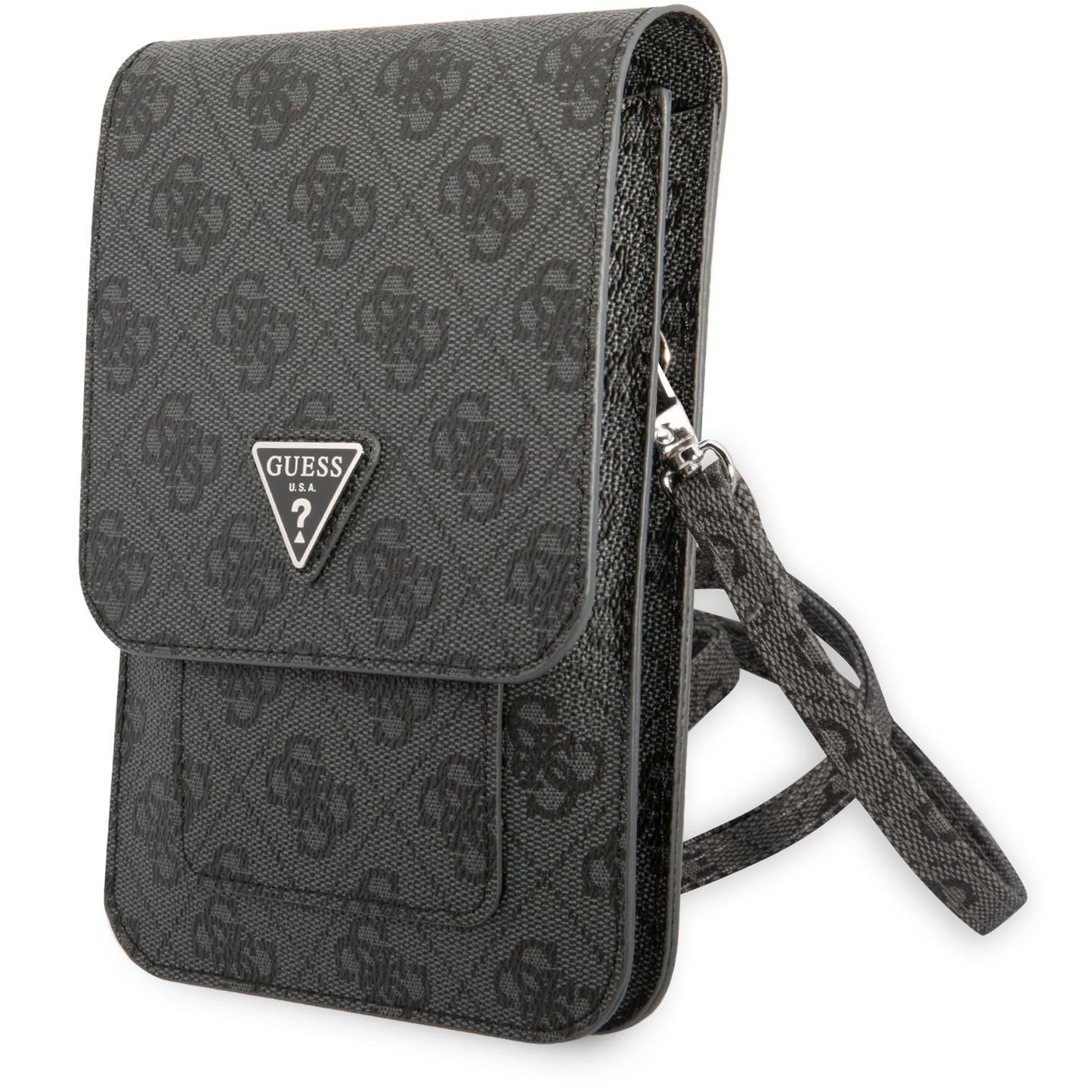 Geanta Universala pentru Telefon, Guess, 4G Triangle Logo, Neagra