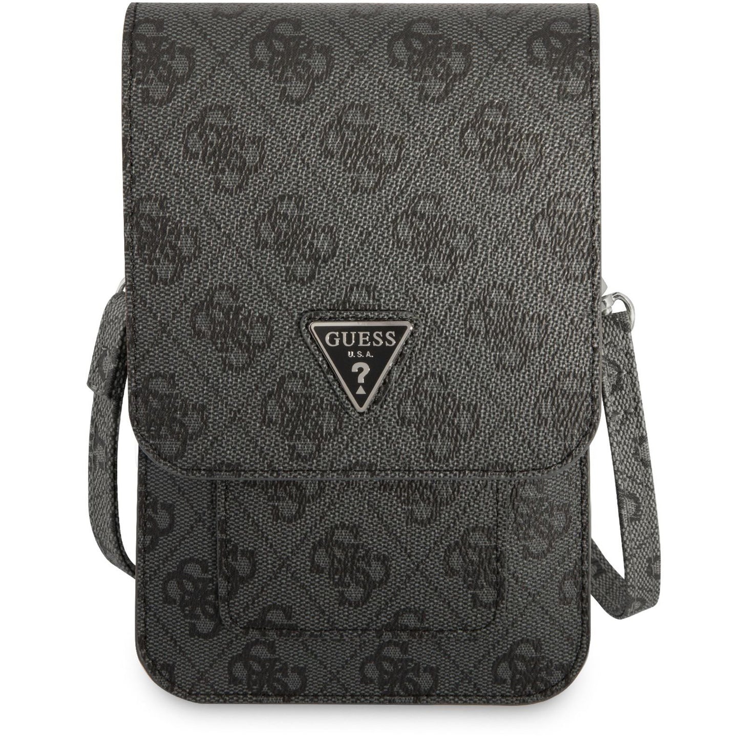 Geanta Universala pentru Telefon, Guess, 4G Triangle Logo, Neagra