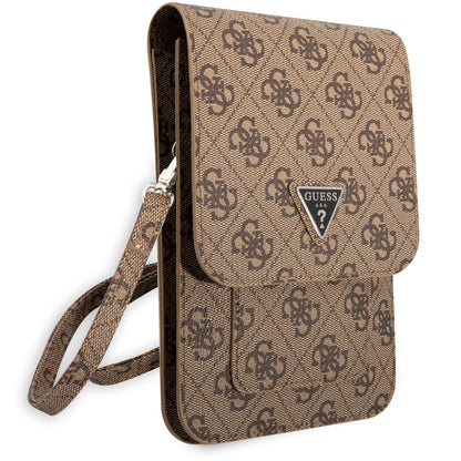 Geanta Universala pentru Telefon, Guess, 4G Triangle Logo, Maro