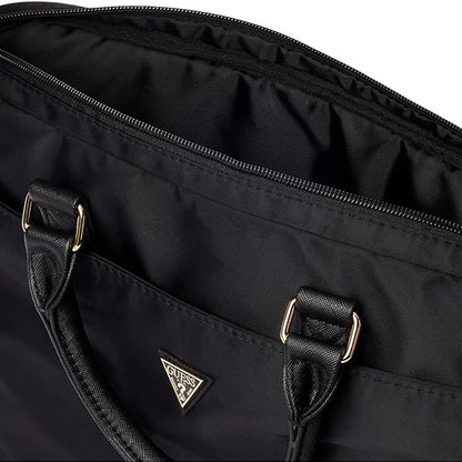 Geanta Guess Triangle Logo pentru Laptop 16inch, Neagra