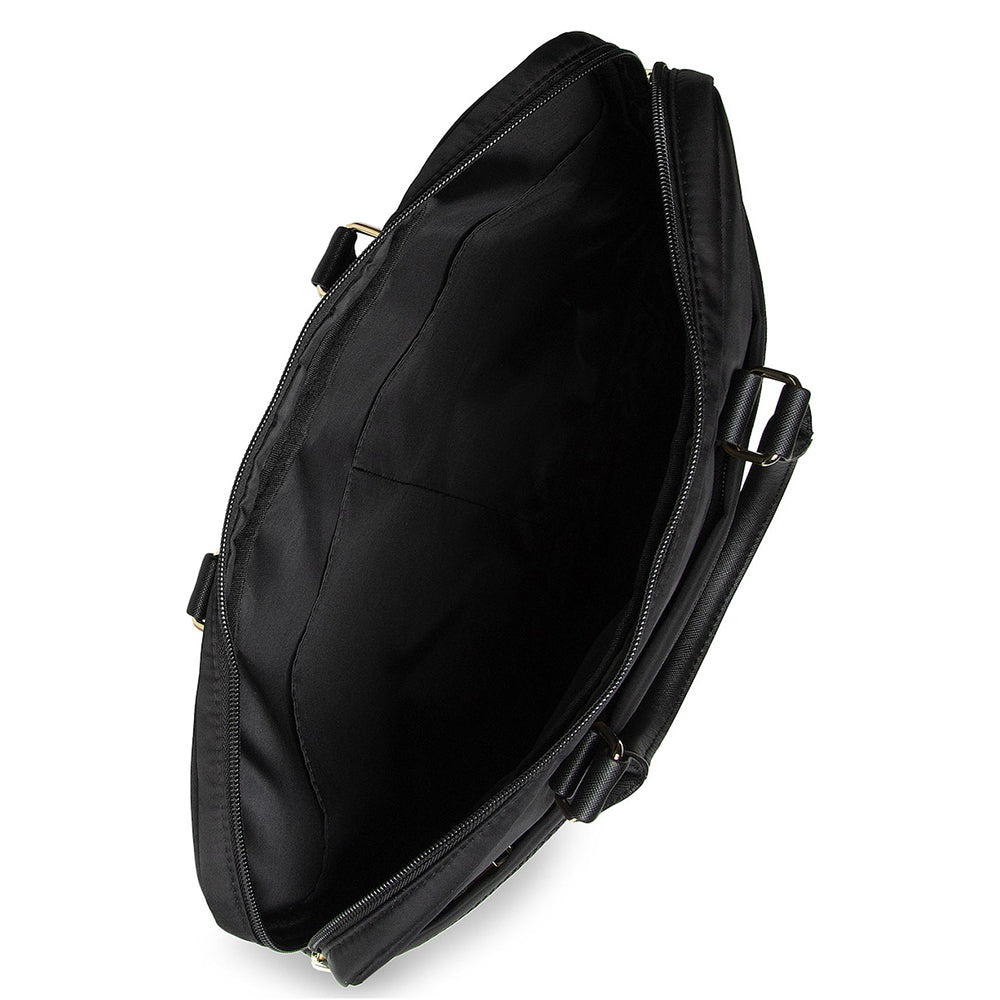 Geanta Guess Triangle Logo pentru Laptop 16inch, Neagra