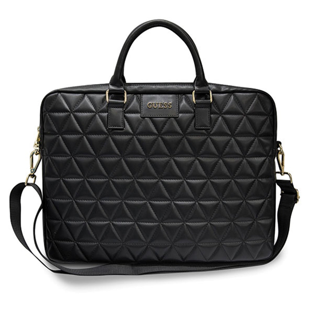Geanta Guess Quilted pentru Laptop 15inch, Neagra