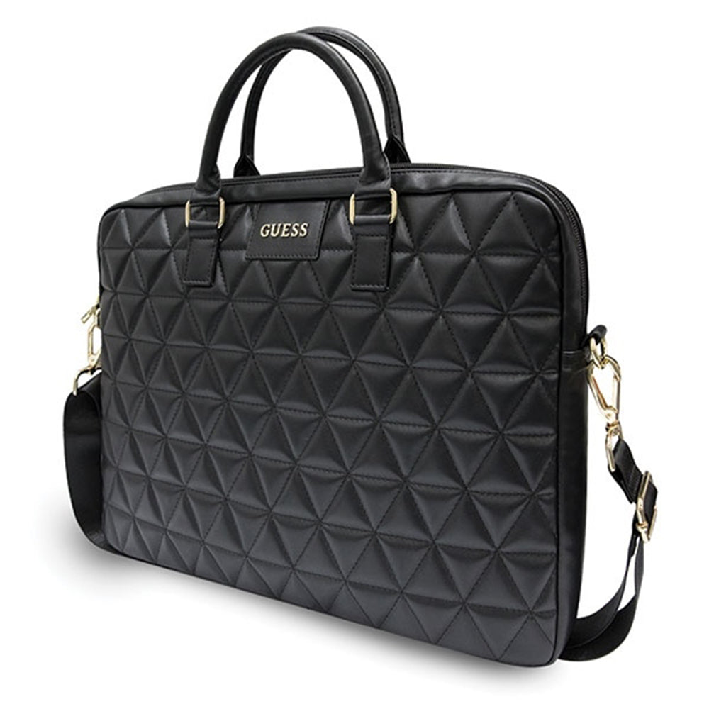 Geanta Guess Quilted pentru Laptop 15inch, Neagra