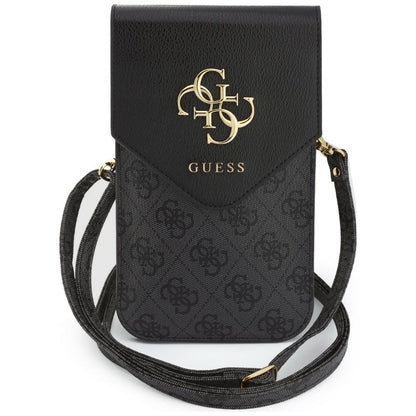 Geanta Universala pentru Telefon, Guess, 4G Grained Classic Logo, Neagra