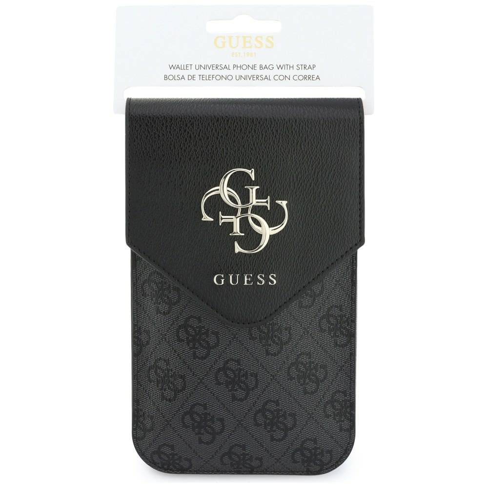 Geanta Universala pentru Telefon, Guess, 4G Grained Classic Logo, Neagra